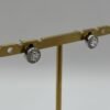 Boucles d'oreilles Livy argenté vue de côté
