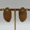 Boucles d'oreilles Maria ambre vue de dos