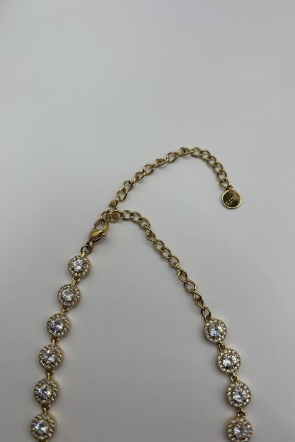Collier Livy doré fermeture Collier Livy doré fermeture