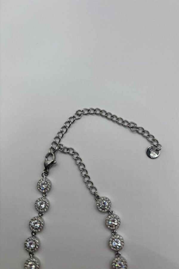Collier Livy argenté fermeture Collier Livy argenté fermeture