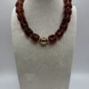 Collier Nadia ambre face Collier Nadia ambre face