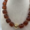 Collier Nadia ambre zoom Collier Nadia ambre zoom