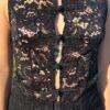 Zoom détails top nora noir