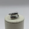 Bague Maëlle argenté petit modèle vue de face Bague Maëlle argenté petit modèle vue de face