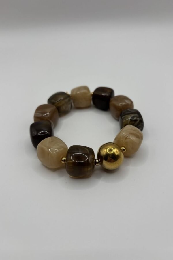 Bracelet Nadia tricolore vue de haut Bracelet Nadia tricolore vue de haut