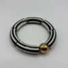 Bracelet Lisa noir vue de haut Bracelet Lisa noir vue de haut