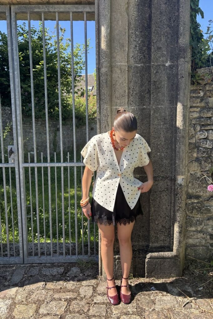 Top Solène et short Capucine vue de face