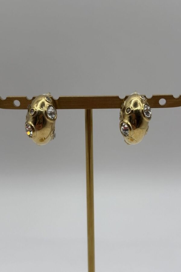 Boucles d'oreilles Anna cristal vue de face Boucles d'oreilles Anna cristal vue de face