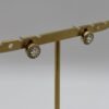 Boucles d'oreilles Livy doré vue de côté