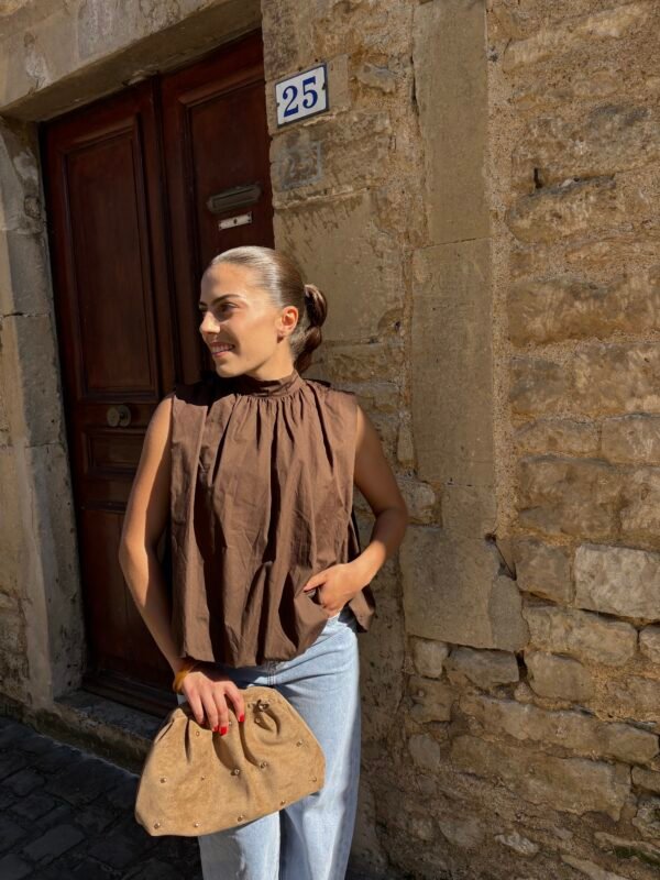 Top Jade vue de face Top Jade vue de face