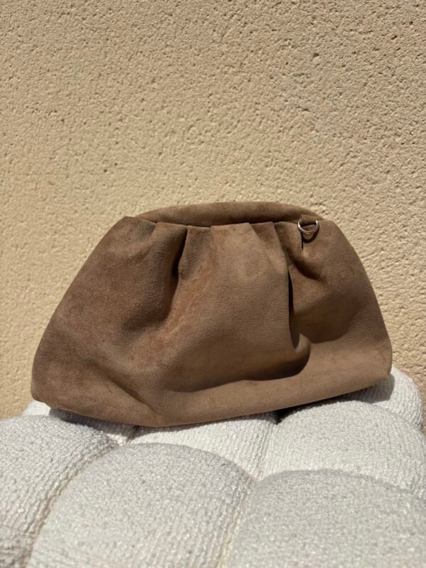 Dos pochette Isaline beige