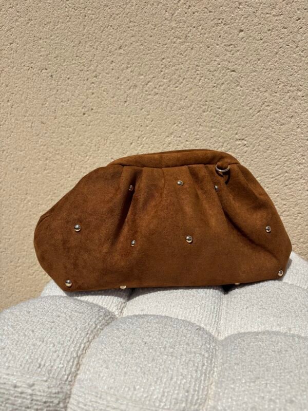 Pochette Isaline camel