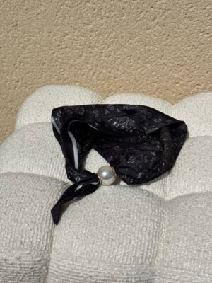 Foulard bandana noir Foulard bandana noir