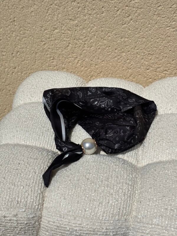 Foulard bandana noir Foulard bandana noir