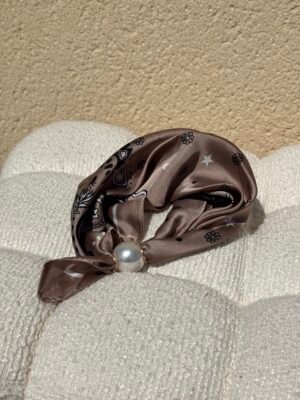 Foulard bandana beige Foulard bandana beige