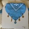 Foulard à charms bleu