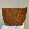 Sac Éli camel vue de face