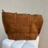 Sac Éli camel vue de dos