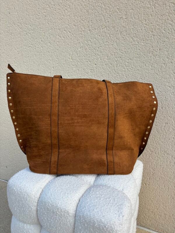 Sac Éli camel vue de dos