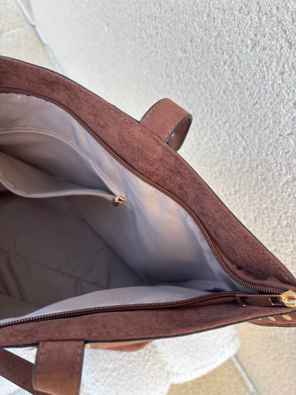 Sac Éli chocolat intérieur